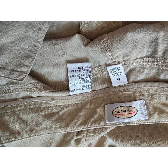 Talbots Womens Beige Cotton Pants Size 14 - Picture 3 of 3